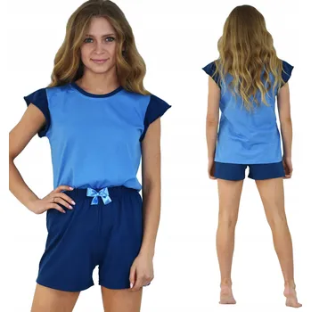 Dámské pyžamo Born2rest dámské pyžamo bavlna modré velikost S