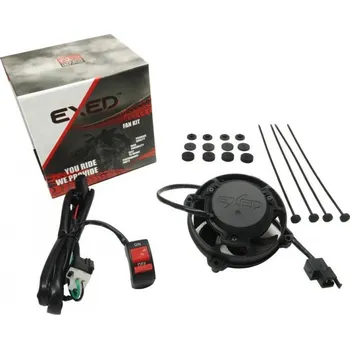 Domácí ventilátor Chladící ventilátor a montážní sada EXED EX-RFS-UN-SW s Revotec univerzálním montážním systémem a ON/OFF spínačem