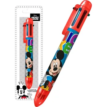 6 - BAREVNÁ PROPISKA MICKEY Eur mk30015 červená Velikost: uni