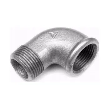 Fitinka Koleno 1 1/4" litinové, s vnějším závitem (nyplové)