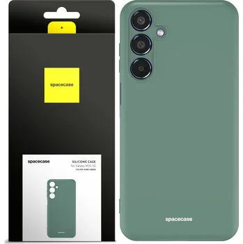 Pouzdro na mobilní telefon Zadní Kryt Spacecase pro Samsung Galaxy M35 5G zelený