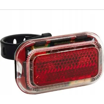 Cyklosvítilna Zadní světlo na kolo JET + 2x AAA baterie součástí balení