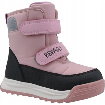 Dívčí obuv Dětské sněhule pro dívky Befado 169X039 zimní zateplené boty, velikost 27
