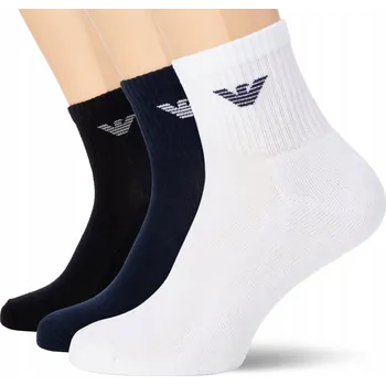 Pánské ponožky Emporio Armani Calza vel. 39-46, pohodlná bavlna 3-Pack