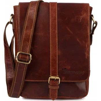 Podprsenka Beltimore taška na dokumenty z pravé kůže, bez vzoru