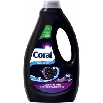 Prací prostředek Tekutý prací prostředek na černé prádlo Coral 1,17 l