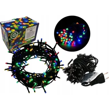 Vánoční dekorace SILNÉ VÁNOČNÍ OSVĚTLENÍ NA STROMEČEK 200 LED MULTI BAREVNÉ SVĚTELNÉ ŘETĚZY VENKOVNÍ VNITŘNÍ