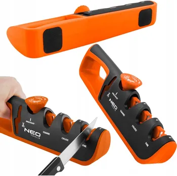 Brousek na nože a nůžky s nastavitelným úhlem ostření NEO TOOLS 56-050