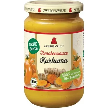 Zwergenwiese Rajčatová omáčka s kurkumou 340 ml bio BIO VEGAN BEZLEPEK Množství: 1 ks