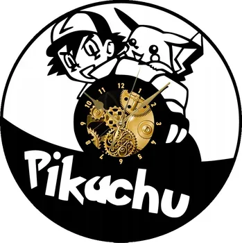 Hodiny NÁSTĚNNÉ HODINY VYROBENÉ Z VINYLOVÉ DESKY - DEKORACE NA ZEĎ