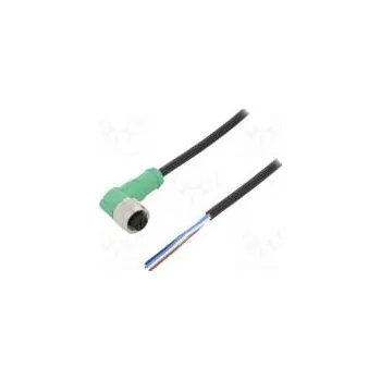 Připojovací kabel M12 PIN 4 úhlový 10m zástrčka 250VAC 4A