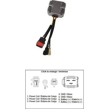 Elektroinstalace pro motocykl Regulátor dobíjení ROYAL ENFIELD 411 Himalayan rok 17-24