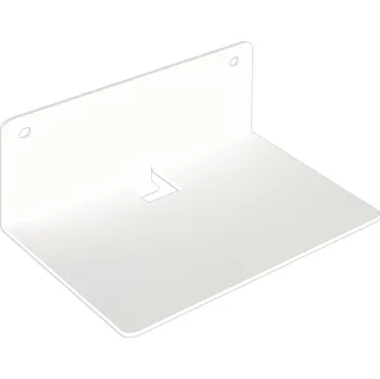 police Kovová police Domer 12,5 x 12 cm bílá