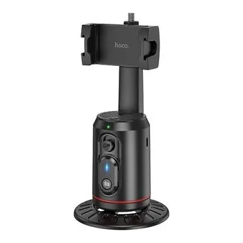 Držák na telefon Hoco K23, černý, otočný 360° s automatickým sledováním obličeje - Hoco + zdarma možnost vyzkoušet a vrátit zboží do 30 dní