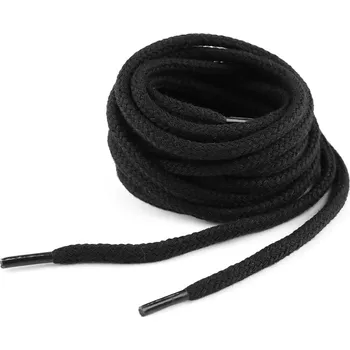 Tkaničky do bot Bavlněné tkaničky do bot, tenisek, mikin délka 120 cm, střední, 3 černá