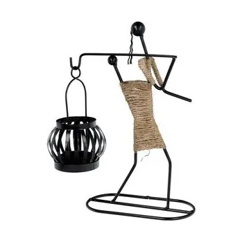 Dekorativní kovový svícen ART DECO Africa vzor C IALC-1 - OEM + zdarma možnost vyzkoušet a vrátit zboží do 30 dní