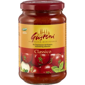 Omáčka Gustoni Classico rajčatová omáčka 350 g bio BIO VEGAN Množství: 1 ks