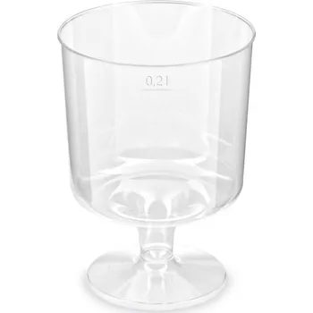 Krabice na pečivo Kelímek Krystal na stopce 200 ml / 10 kusů