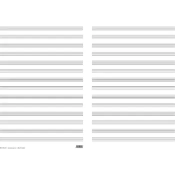 Papír pro tiskárny Notový papír A4 14 notových osnov
