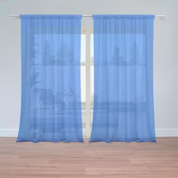 Záclona Sablio Záclony Královská modrá: 2ks 150x250cm