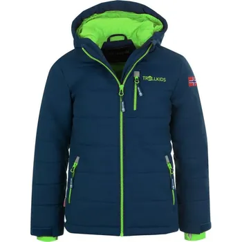 Chlapecká bunda Dětská lyžařská bunda Trollkids Hemsedal Snow Jacket XT navy s reflexními prvky navy blue (513-100) 98