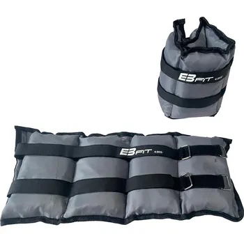 Sada závaží na zápěstí a kotníky ŠEDÁ 8KG (2x4KG) ENERO FIT