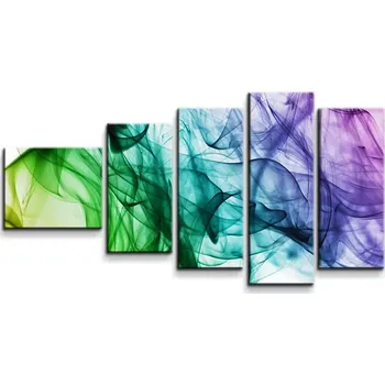 Obraz Sablio Obraz - 5-dílný Barevný efekt - 100x60 cm