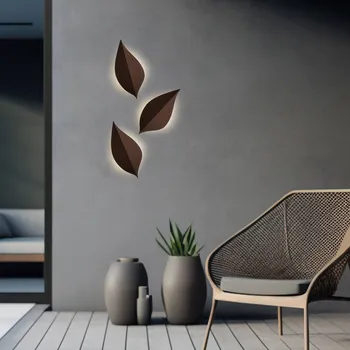 Venkovní osvětlení Viokef LED venkovní nástěnné svítidlo Amalfi, rezavě hnědá, výška 28 cm, kov rezavě hnědý LED 10 W celkem - Doprava zdarma