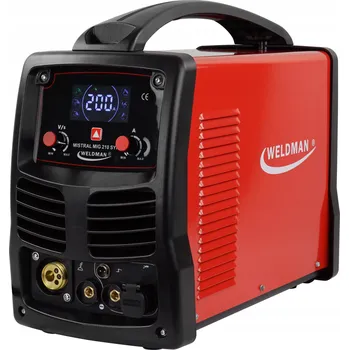 Svářečka Svářecí poloautomat MIG/MAG, MMA, TIG Weldman 40-200 A 230 V