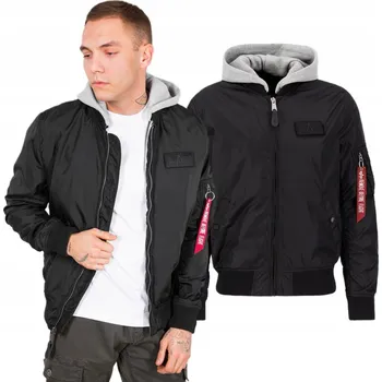 Vojenská pilotní bunda Flek Flyers Alpha Industries MA-1 TT Hood XL