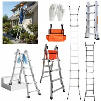 Žebřík Žebřík Hooha hliníkový 3 x 18 do 150 kg