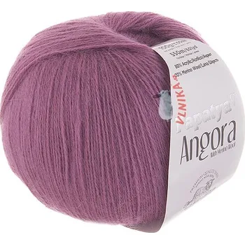 Příze Angora Merino, 3570, fialovo-růžová