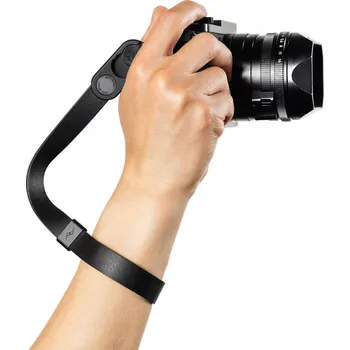 Bezpečnostní kamera Kožený řemínek na zápěstí Peak Design Cuff Leather Black - černý
