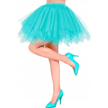 Karnevalový kostým Sukně Tylová Tutu Azurová Baletní Kostým Karnevalová U