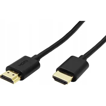 Video kabel ROLINE High Speed HDMI kabel s Ethernetem, Ultra-HD (18G), HDMI M - HDMI M, 2m, malé konektory - 11.04.6017