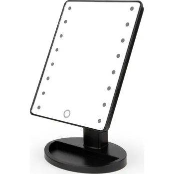 Zrcadlo OSVĚTLENÉ ZRCADLO NA MAKE-UP OTOČNÉ 16 LED