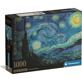 Puzzle: Muzeum Van Gogh – Hvězdná noc, 1000 dílků (37065)