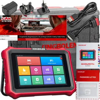 Autodiagnostika Profesionální univerzální diagnostický tester OBD2 KINGBOLEN K8 + adaptéry