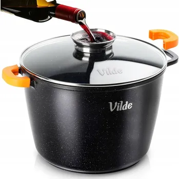 Hrnec Hrnec GRANITOVÝ nepřilnavý na plyn indukci do trouby 28 cm 9,7L