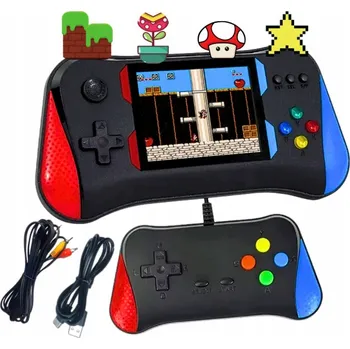 Herní konzole Přenosná konzole X7M 500 her pro TV + PAD pro 2 osoby