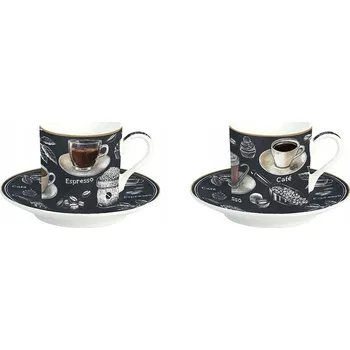 Šálek Easy Life Barista porcelán 75 ml 2 ks