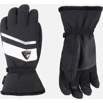 Rukavice Rossignol W NEW PISTE G-BLACK dámské lyžařské rukavice - 0XL