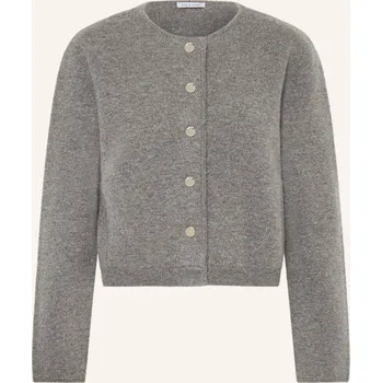 Dámský svetr Mrs & Hugs Dámský Pletený Kardigan S Kašmírem, šedá, 36
