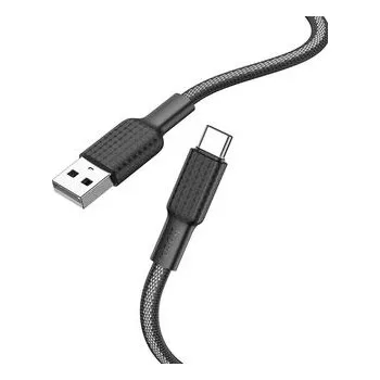 USB kabel A–USB‑C Hoco X69, 3 A, 1 m, černo‑bílý - Hoco + zdarma možnost vyzkoušet a vrátit zboží do 30 dní