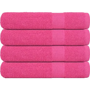 Utěrka Saunové osušky FROGN 4 ks růžové 80x200 cm 360 g/m² Růžová 137056