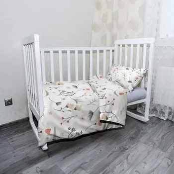 Povlečení Sablio Dětské povlečení do postýlky Luční elegance - 120x90 / 40x60