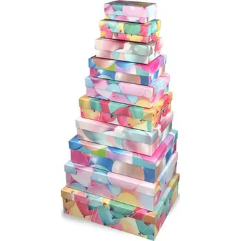 Balónek Pudełka prezentowe 10 szt. balony