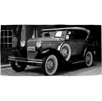 Osuška Sablio Ručník Černobílý veterán - 50x100 cm