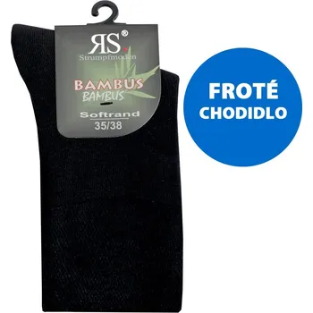 Pánské ponožky Bambusové unisex ponožky s froté chodidlem RS 43-46