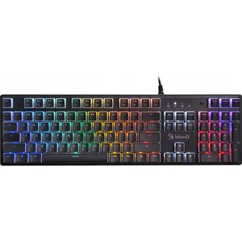 Klávesnice Mechanická klávesnice A4TECH BLOODY S520N Pudding Black BLMS s modrými spínači